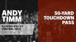 50-yard Touchdown Pass vs Monticello 