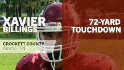 72-yard Touchdown vs Dyer County 