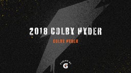 2018 Colby Hyder