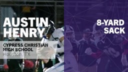 8-yard Sack vs Legacy Christian Academy 