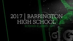 Konner Klassen's highlights 2017  Barrington High School