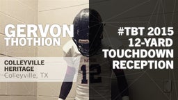 #TBT 2015: 12-yard Touchdown Reception vs Haltom 