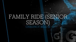 Family Ride (Senior Season)