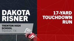 Dakota Risner's highlights 17-yard Touchdown Run vs Celeste 