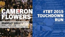 #TBT 2015:  Touchdown Run vs Tattnall County 
