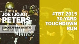 #TBT 2015: 30-yard Touchdown Run vs Thornton 