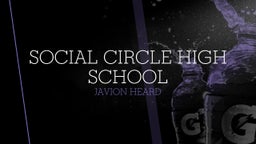 Javion Heard's highlights Social Circle High School