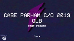 Cabe Parham C/O 2019 OLB