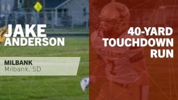 40-yard Touchdown Run vs Sisseton 