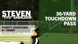 36-yard Touchdown Pass vs Lubbock Christian 