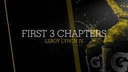 FIRST  3 CHAPTERS