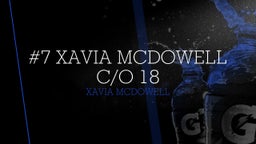 #7 Xavia Mcdowell C/O 18