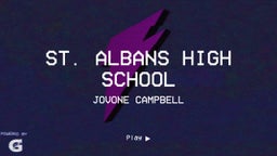 Jovone Campbell's highlights St. Albans High School