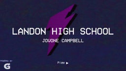 Jovone Campbell's highlights Landon High School