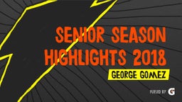Senior Season Highlights 2018