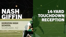 14-yard Touchdown Reception vs Cactus Shadows 