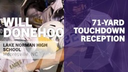 71-yard Touchdown Reception vs North Iredell