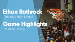 Game Highlights vs Ashe County 