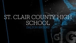 Dalton Brooks's highlights St. Clair County High School