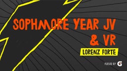 Sophmore Year JV & VR