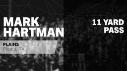 Mark Hartman's highlights 11 yard Pass vs Lubbock Christian 