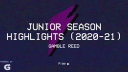 Junior season highlights (2020-21)