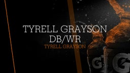 Tyrell Grayson DB/WR