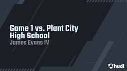 Game 1 vs. Plant City High School