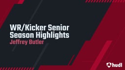 WR/Kicker Senior Season Highlights