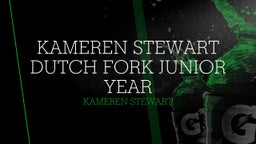 Kameren Stewart Dutch Fork Junior Year 