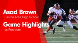 Game Highlights vs Freedom