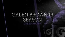 Galen Brown Jr Season 