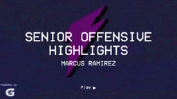 Senior Offensive Highlights