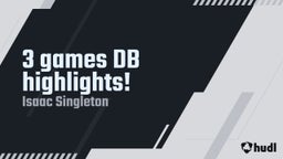 3 games DB highlights!