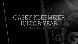 Casey Kleemeier Junior Year