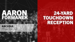 24-yard Touchdown Reception vs North Canyon 