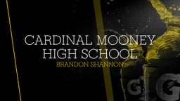 Brandon Shannon's highlights Cardinal Mooney High School