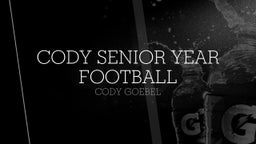 Cody senior year football