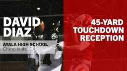 45-yard Touchdown Reception vs Glendora