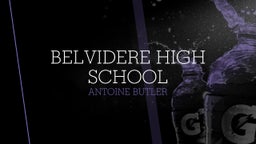 Antoine Butler's highlights Belvidere High School