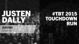 #TBT 2015:  Touchdown Run vs Minico 