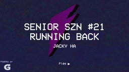 Senior Szn #21 Running back 