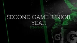 John Hicks's highlights Second game junior year