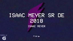 Isaac Meyer Sr DE 2018