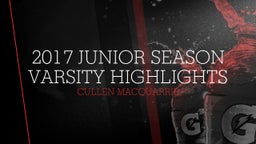2017 Junior Season Varsity Highlights