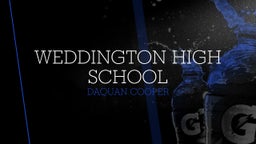 Daquan Cooper's highlights Weddington High School