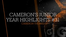 Cameron’s junior year highlights #31