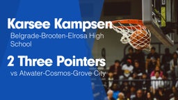 2 Three Pointers vs Atwater-Cosmos-Grove City