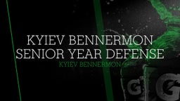 Kyiev Bennermon Senior year defense