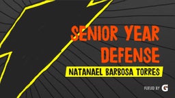 Senior Year Defense